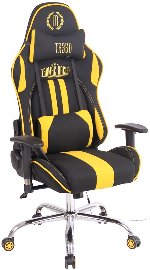 Chaise de bureau Limit XM en Tissu , Noir / Jaune