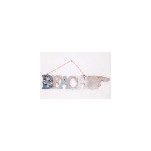 plaque a suspendre 'beach' - 47 cm