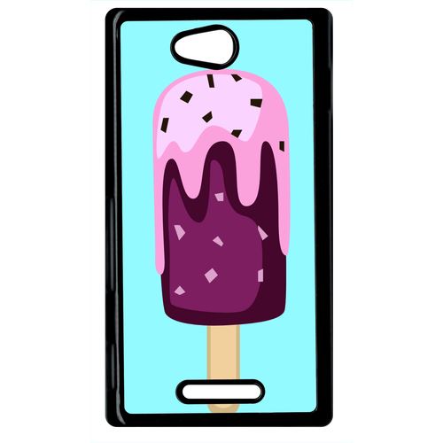 Coque Sony Xperia C Glace Baton Violette