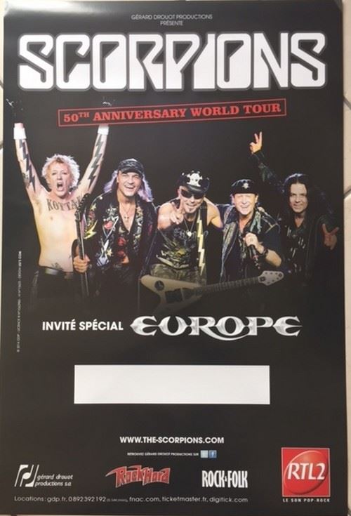Scorpions - 40x60 cm - AFFICHE / POSTER
