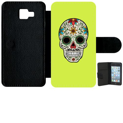 Etui À Rabat Samsung Galaxy A5 (2016) Crane Couleurs Fond Jaune