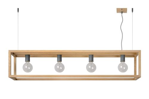 Lucide ORIS - Suspension - Bois clair