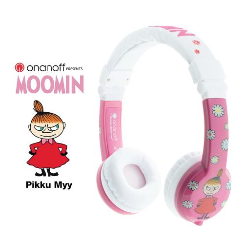 Onanoff Buddyphone Little my rose Casque filaire pour enfant blanc