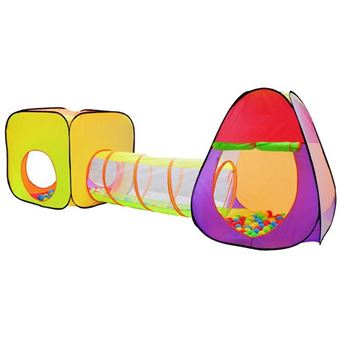 Malatec Tunnel et tente + 200 balles pour enfant Maison jeu - Autres jeux  d'éveil - Achat & prix