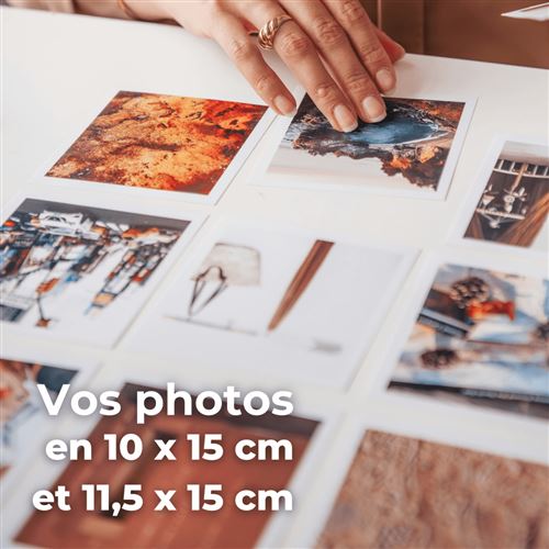 2 Pack Albums Photo 100 Pochettes 10x15 Cm - Album Traditionnel Et Polaroid En Tissu Lin Pour Souvenirs Famille, Mariage, Voyage