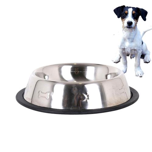 Comparer les prix de Gamelle pour chien 26 cm antiderapent acier inoxydable - guizmax