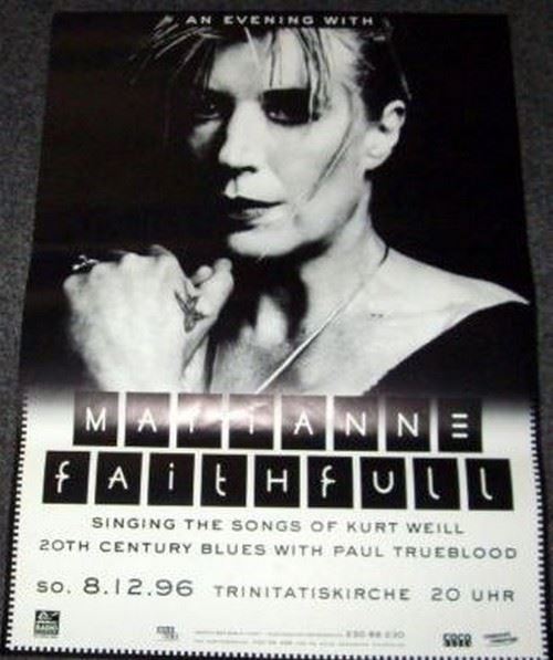 Marianne FAITHFUL - 60x84 cm - AFFICHE / POSTER État correct - N/A reconditionné disponible sur Fnac