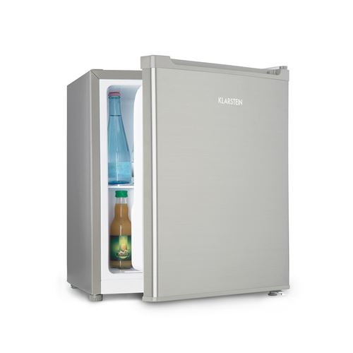 Mini réfrigérateur - Klarstein Snoopy Eco - 46L avec compartiment freezer - Minibar 41 dB - Gris