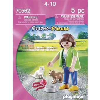 Playmobil Friends 70562 Femme avec chatons