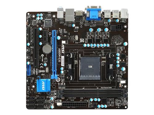MSI A88XM-E35 V2 - Carte-mère - micro ATX - Socket FM2+ - AMD A88X Chipset - USB 3.0 - Gigabit LAN - carte graphique embarquée (unité centrale requise
