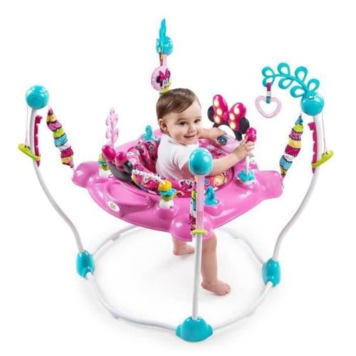 MINNIE Aire dEveil a Rebonds Rose - Disney Baby