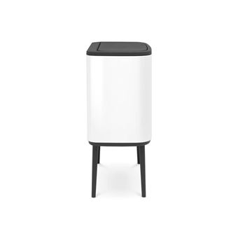 Touch Bin sur pieds 36 l blanc Code R - Brabantia - Blanc - Plastique