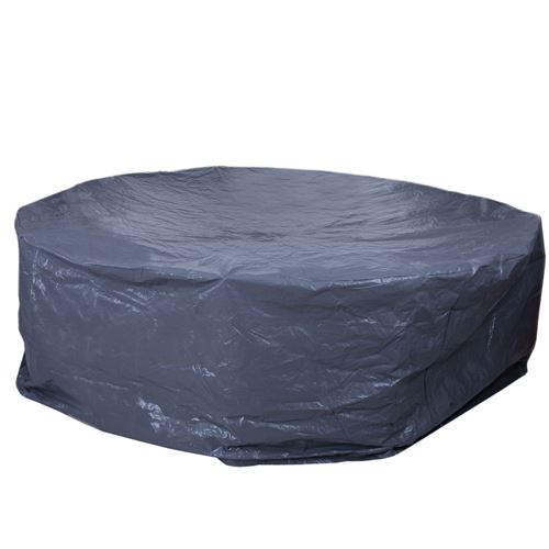 Housse de protection pour garnitures de jardin, bâche ~ anthracite Ø 300 cm
