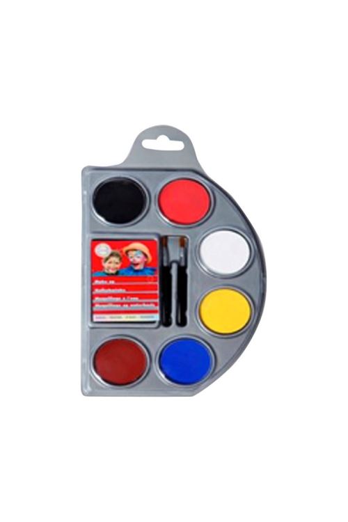 Palette 6 fards aqua 4g + 2 pinceaux