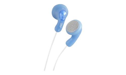 JVC HA-F14 Gumy phones - In-ear hoofdtelefoons - oordopje - met bekabeling - 3,5 mm-stekker - blauw