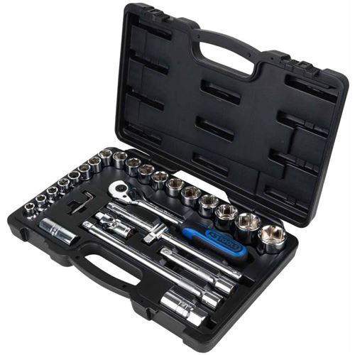 Ks Tools Jeu De Clé À Cliquet 28 Pcs Chromeplus 918.0728 - Image 3