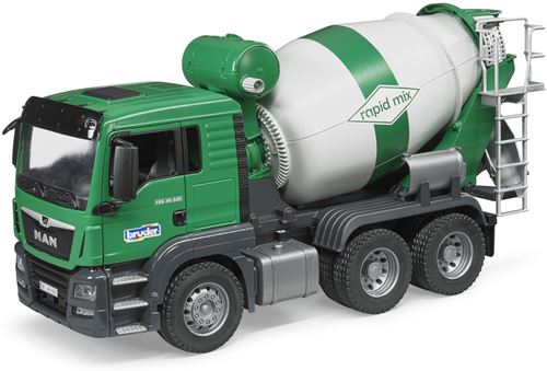 Bruder MAN TGS bétonnière 1:16 vert plastique (03710)