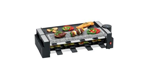 Clatronic Noir Raclette Gril Avec Pierre Chaude 8 Personnes Rg 3678 - Neuf - Image 5