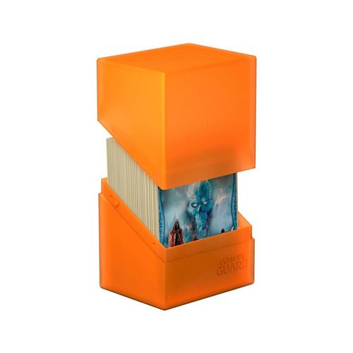 Non Communiqué Boite Pour Cartes | Ultimate Guard | Deck Case Boulder 80 T.standard Poppy Topaz - Image 1