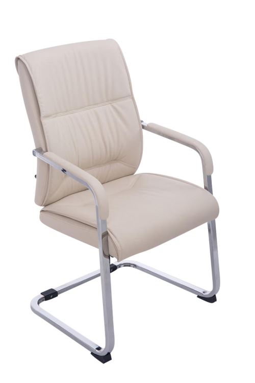 Chaise de visiteur XXL Anubis , Crème