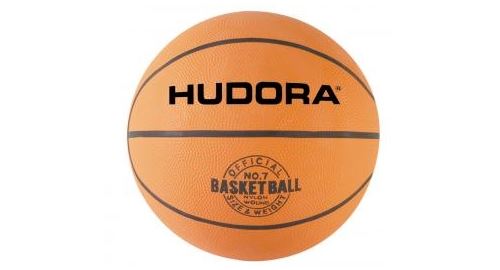 Hudora ballon de basket-ball gonflé taille 7
