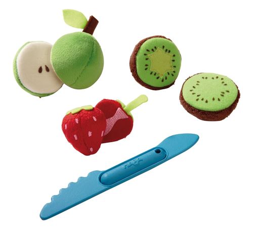 Haba Mélange de fruits colorés Biofino 4 pièces 17 cm