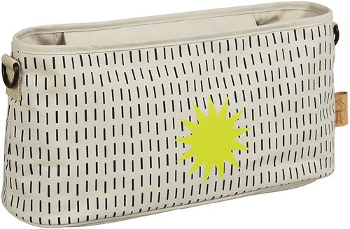 Lässig Casual Buggy Organizer Sac à Bandoulière Motif Dots & Strokes Sand Beige