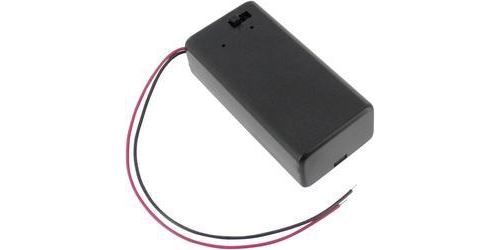 Support pile 1x 6LR61 (9 V) Velleman BH9VBS (L x l x h) 69 x 33 x 21 mm