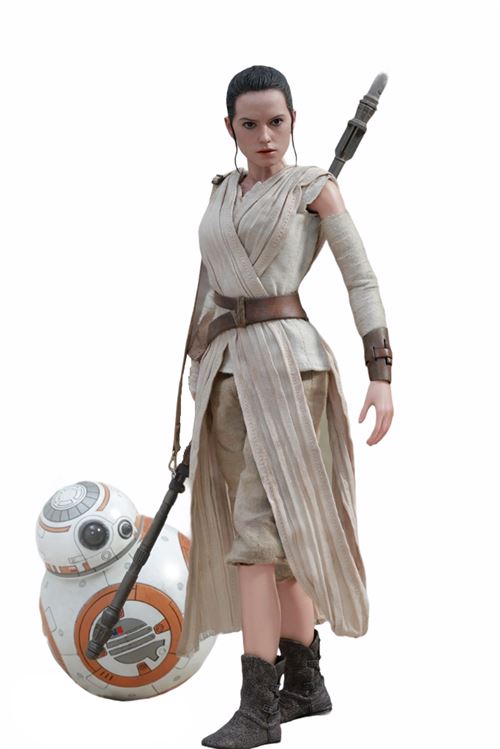 Figurine Hot Toys MMS337 - Star Wars : The Force Awakens - Rey And BB-8
