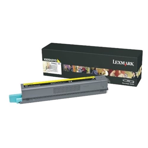 Lexmark High Yield Print Cartridge - à rendement élevé - jaune - originale - cartouche de toner