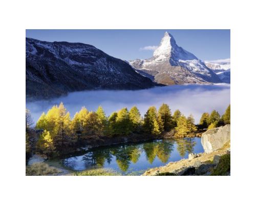 Puzzle 1000 Pièces : Le Mont Cervin et le Grindjisee, Ravensburger