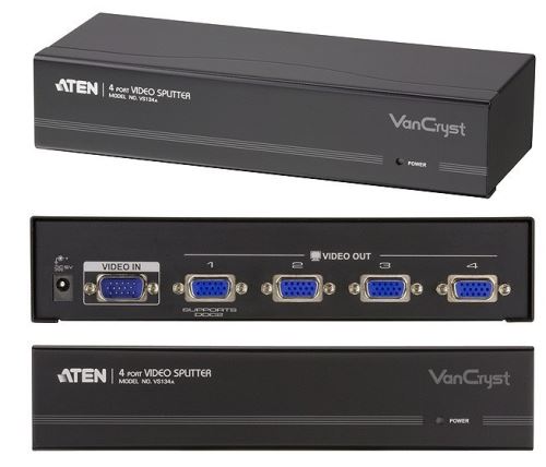 Distributeur VGA 4 écrans 450Mhz - ATEN VS134A