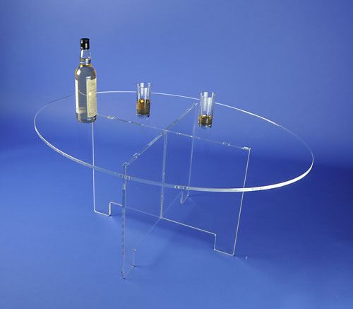 Petite table ovale démontable