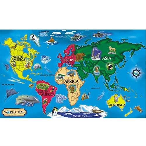 Melissa & Doug, Puzzle Floor World Map