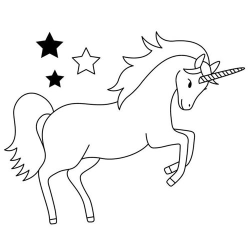 Tampon en bois - Licorne - Artemio