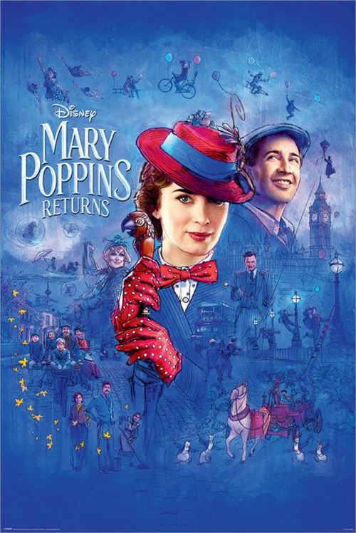 Mary Poppins Maxi Poster 61 x 91,5 cm Returns Spit Spot