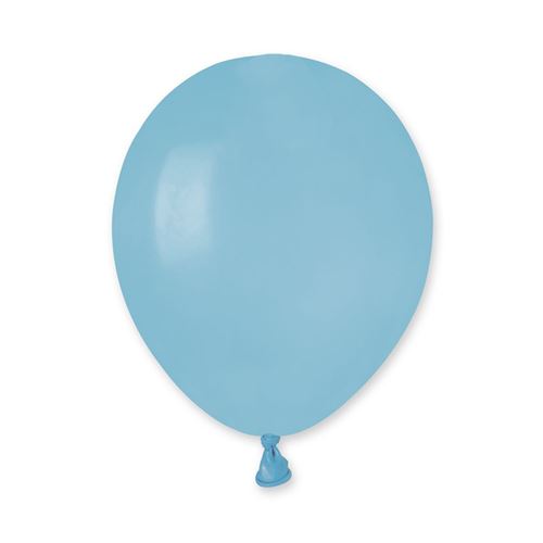 50 ballons latex bio 13cm bleu bébé - Coloris : Bleu57201