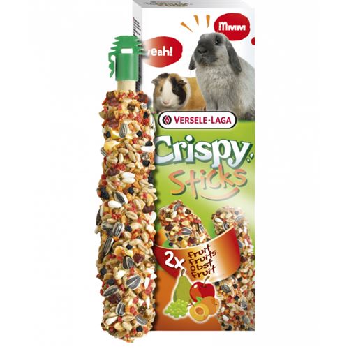 Meilleurs prix pour Versele Laga Sticks Rabbits And Guinea Pigs Fruit 2 Pièces 110 Gr