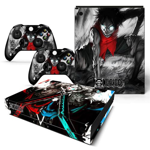 Autocollant Stickers de Protection pour Console et Manette Microsoft Xbox X - One Piece (TN-XBONEX-0450)