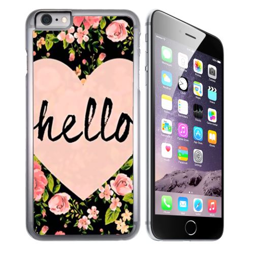 Coque pour iPhone 6 et iPhone 6S hello coeur rose