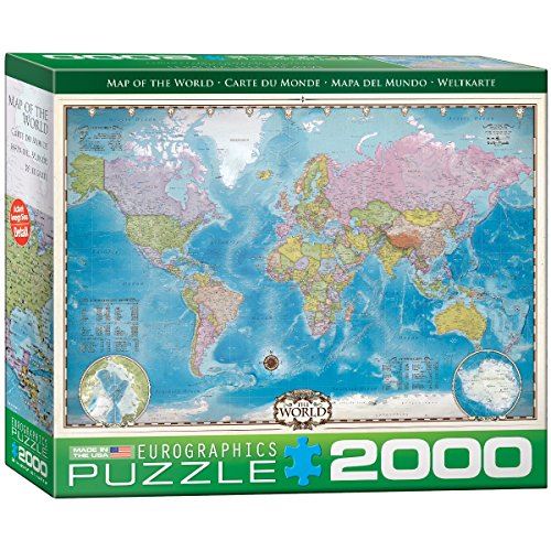 EuroGraphics Map of The World Puzzle (2000-Piece)