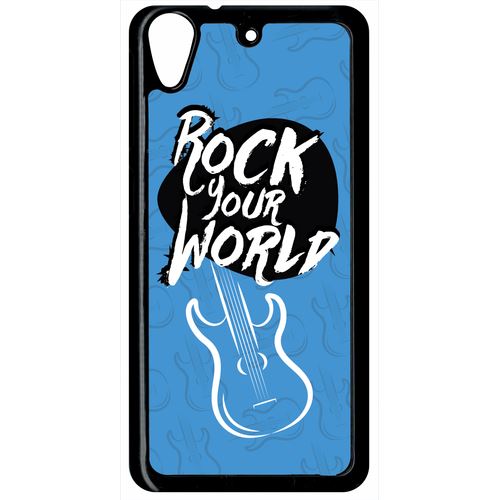 Coque Htc Desire 626 Rock Your World Fond Bleu