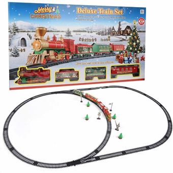 Train électrique de Noël avec accessoires Puzzle Jouets pour enfants  Cadeaux