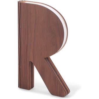 Lampe 3D Effet Bois - Cadeau Maestro