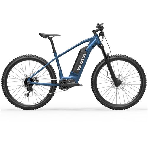 Vélo électrique YADEA YS500 électrique VTT Bleu, 27,5, 350W, Batterie amovible 13Ah
