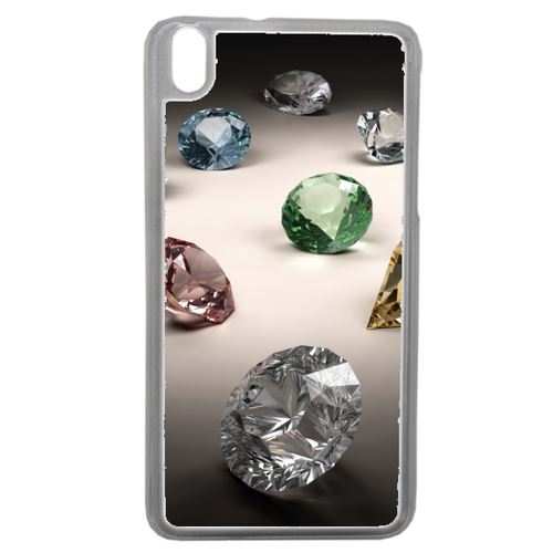 Coque Diamants Compatible Htc Desire 816 Transparent