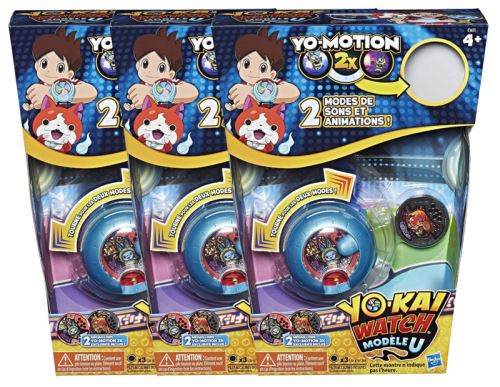 Yo-Kai Watch : Pack de 3 montres à double projection Yo-Kai Watch Modèle U (Saison 3)
