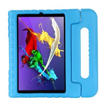 Coque Enfant QYiiD Pour Lenovo Tab 4 10 Plus (TB-X704F/N) – Housse EVA Antichoc Avec Poignée, Sangle Et Support – Bleu/Noir
