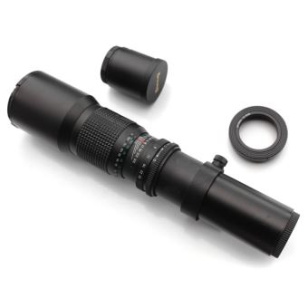 Téléobjectif Opteka 500 Mm F/8.0 Pour Reflex Canon – Manuel, Neuf