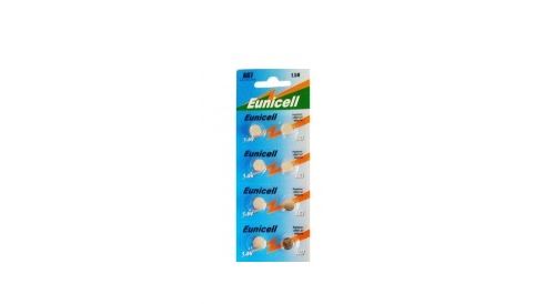 EUNICELL - Lot de 8 PILES AG7 G7 LR927,395 1,5V